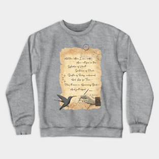 All the letters I can write - Dickinson Crewneck Sweatshirt